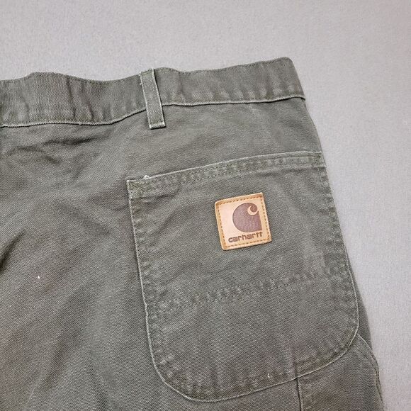 Carhartt Pants Men's B11 MOS Duck Canvas Carpenter Work Pants Sz 46 - Picture 8 of 14